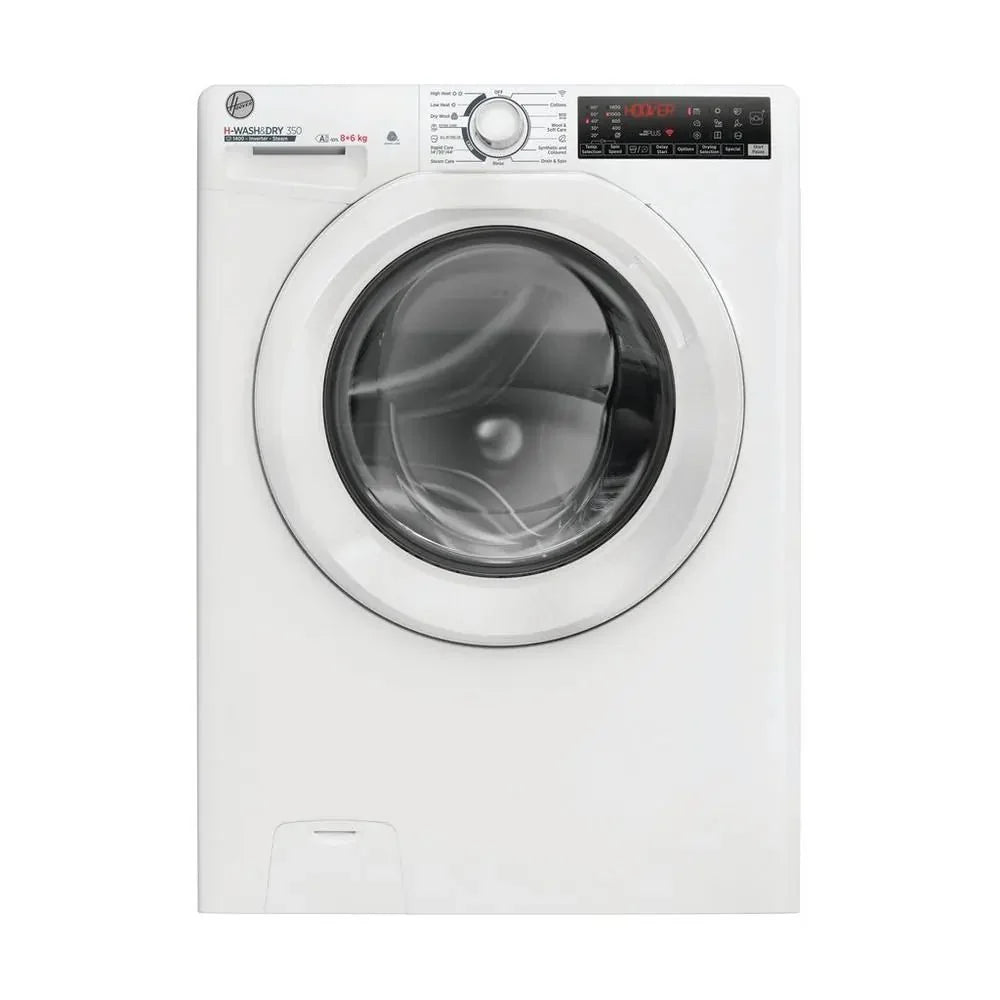 Hoover H3DPS4866TAM6 8kg/6kg 1400 Spin Washer Dryer, White