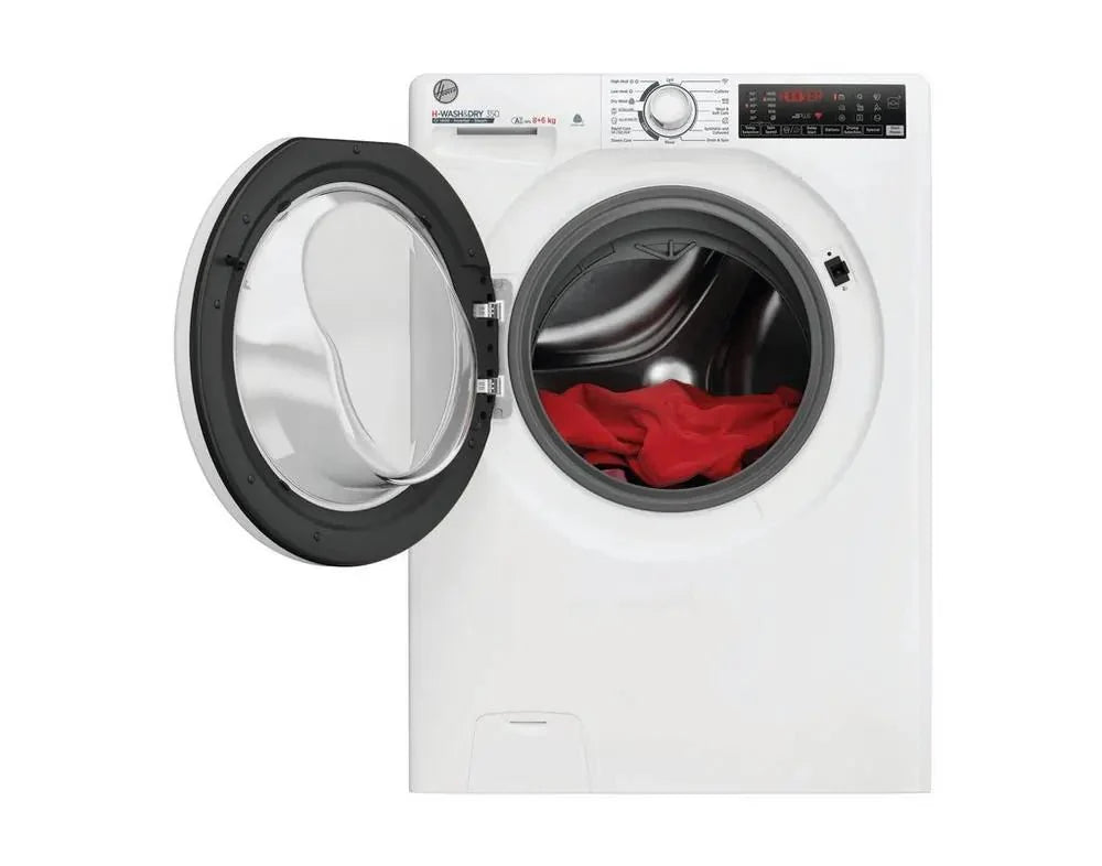Hoover H3DPS4866TAM6 8kg/6kg 1400 Spin Washer Dryer, White
