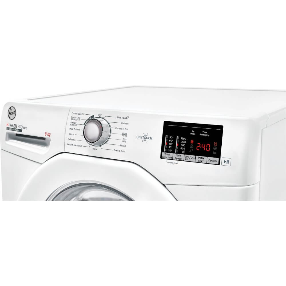 Hoover H3W582DE 8kg 1500 Spin Washing Machine - White