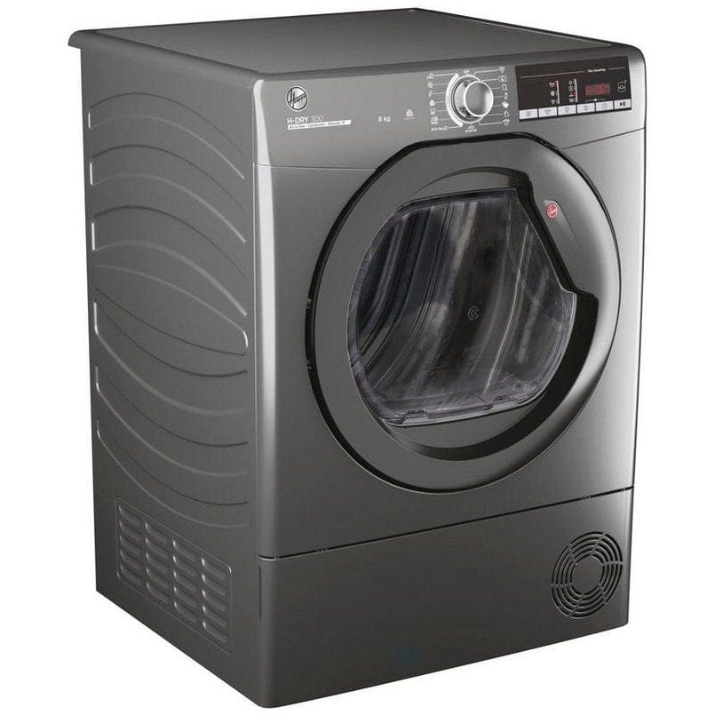 Hoover HLEC8TRGR 8kg Condenser Tumble Dryer, Graphite