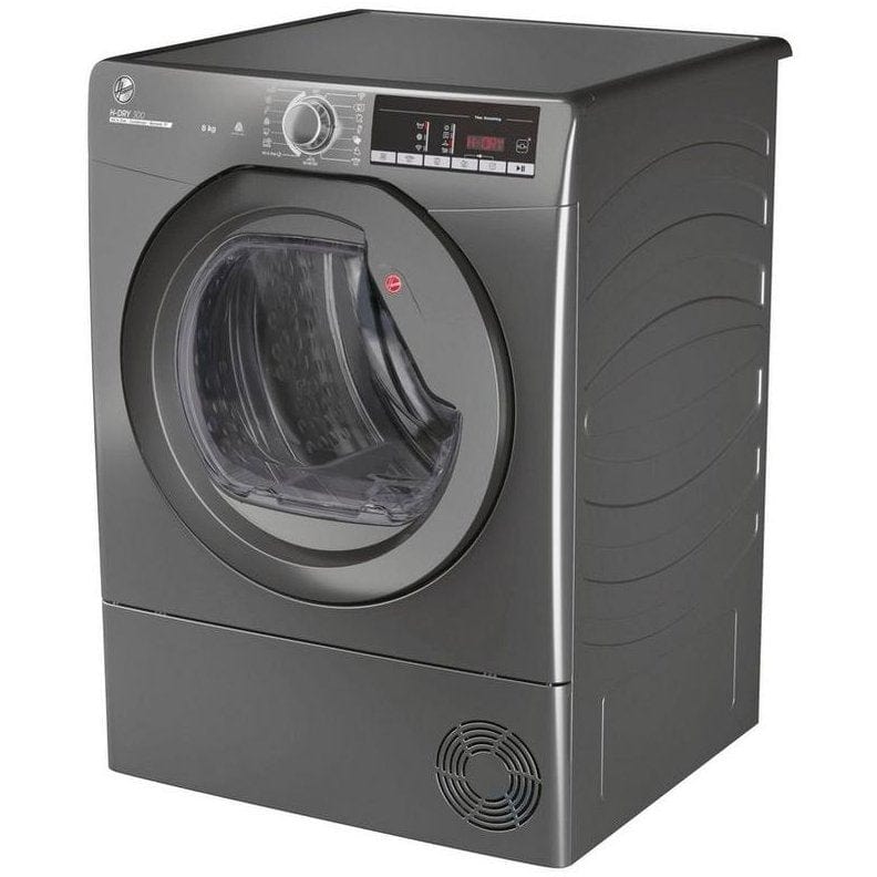 Hoover HLEC8TRGR 8kg Condenser Tumble Dryer, Graphite