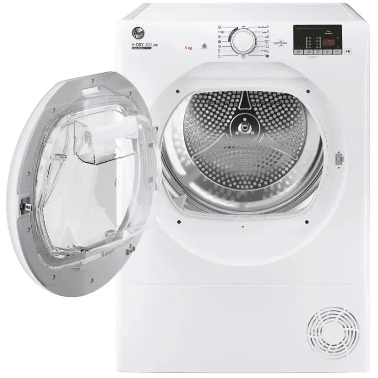 Hoover HLEH9A2DE 9kg Wi-Fi Heat Pump Condenser Dryer, White