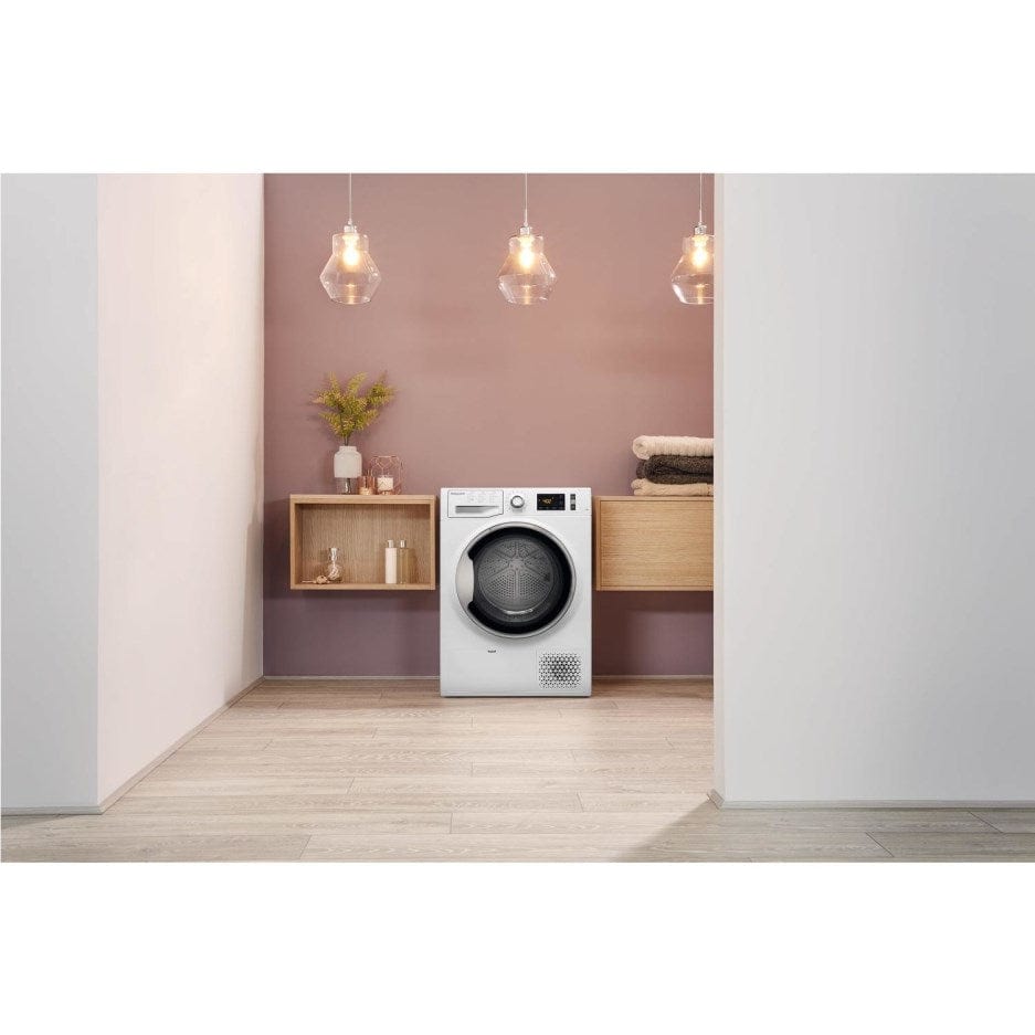 Hotpoint ActiveCare NTM1182XBUK 8Kg Heat Pump Tumble Dryer - White
