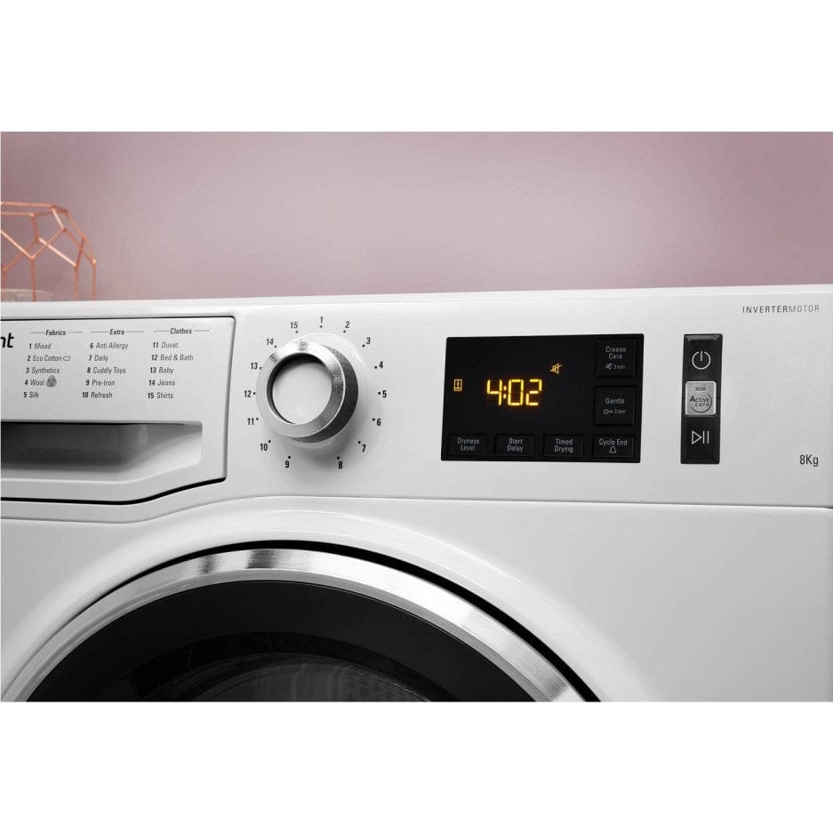 Hotpoint ActiveCare NTM1182XBUK 8Kg Heat Pump Tumble Dryer - White