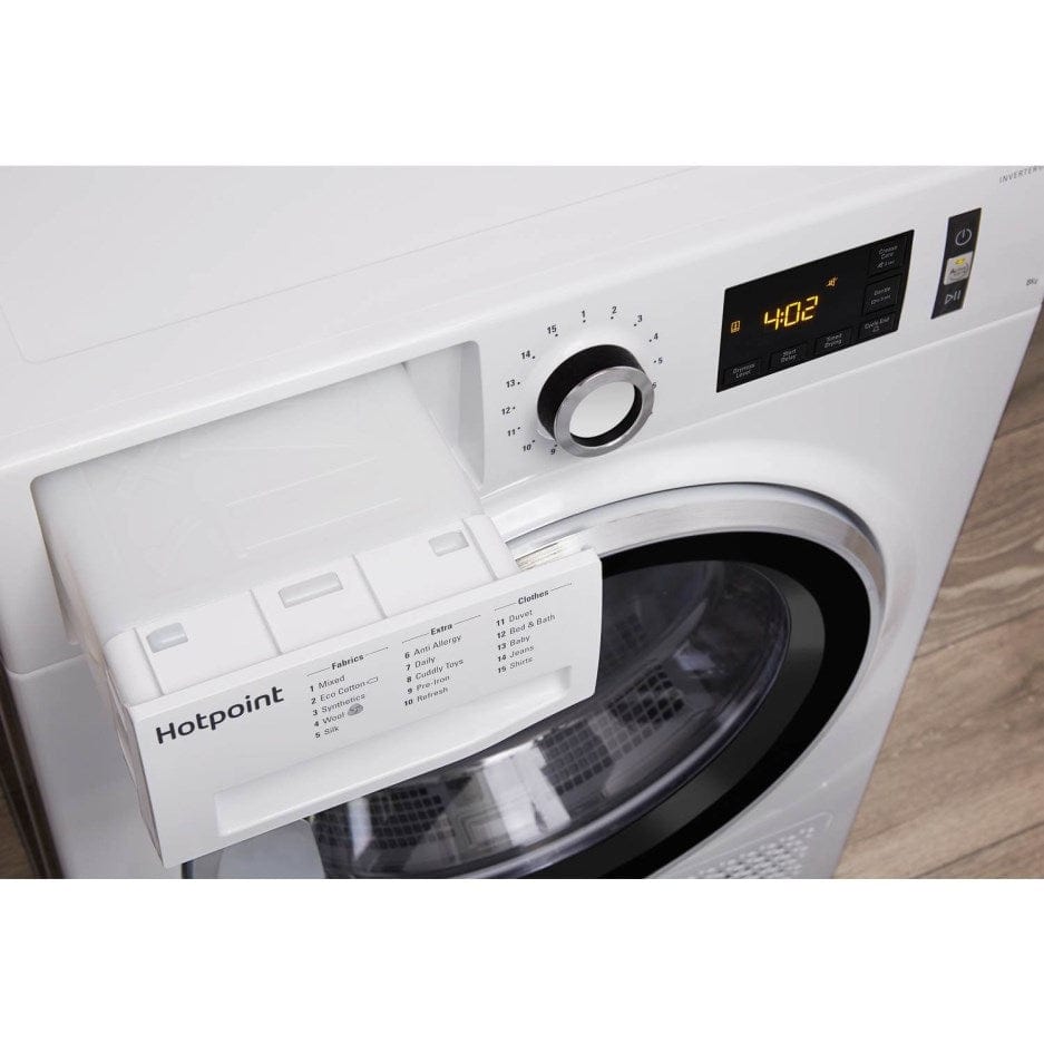 Hotpoint ActiveCare NTM1182XBUK 8Kg Heat Pump Tumble Dryer - White