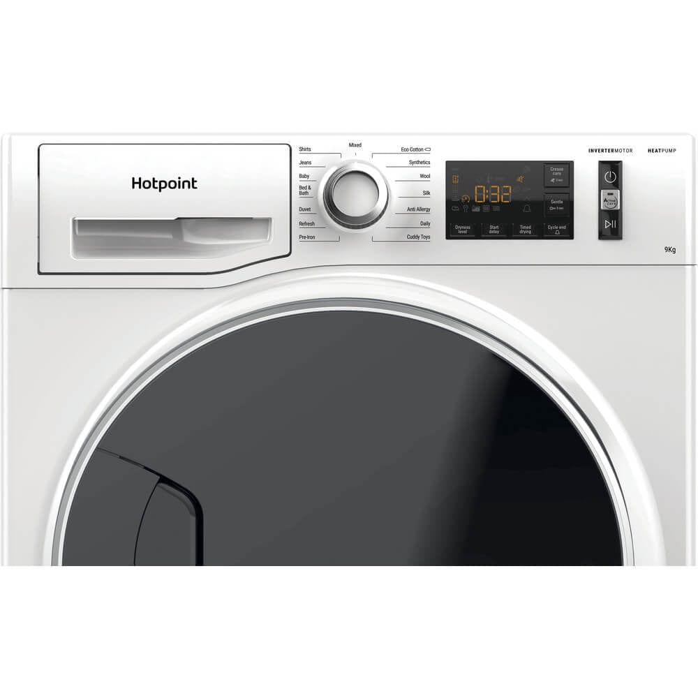 Hotpoint ActiveCare NTM119X3EUK 9Kg Heat Pump Tumble Dryer - White - A+++ Rated