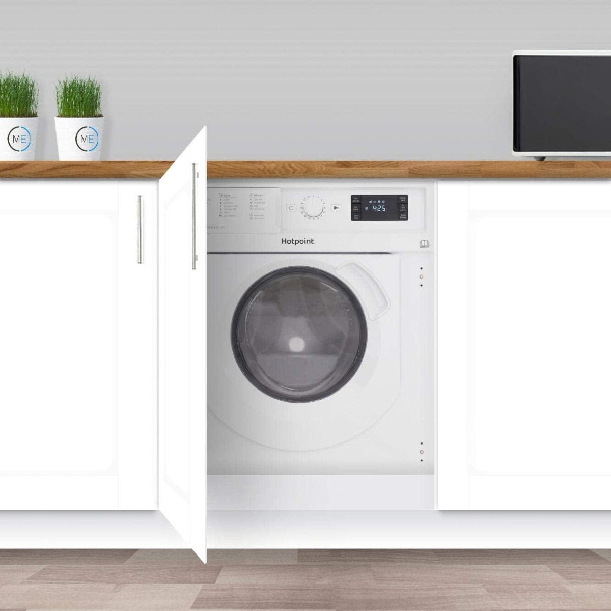 Hotpoint BIWDHG75148 Integrated 7Kg - 5Kg Washer Dryer with 1400 rpm - B Rated