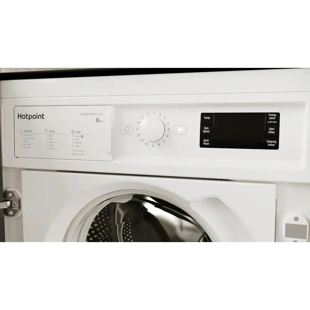 Hotpoint BIWMHG81485UK 8kg 1400rpm Integrated Washing Machine - White
