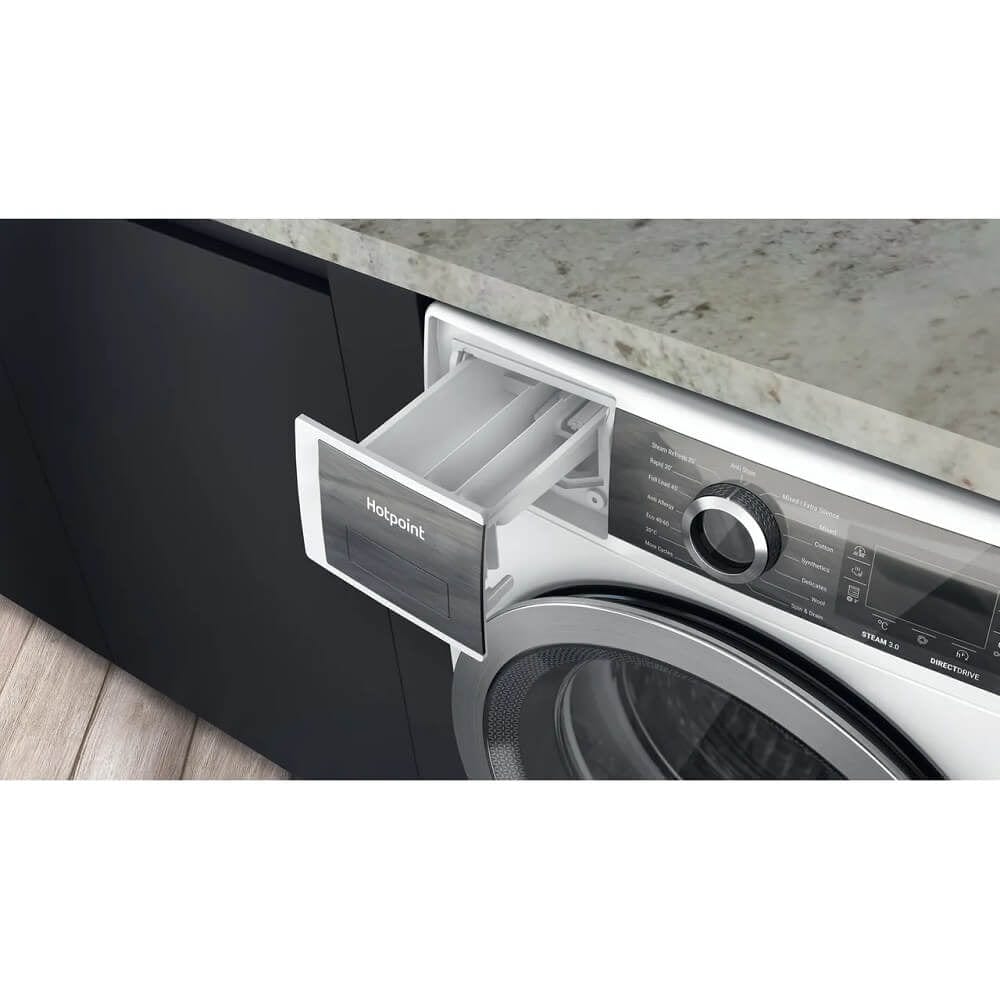 Hotpoint GentlePower H6W845WBUK 1400 Spin 8Kg Washing Machine, White