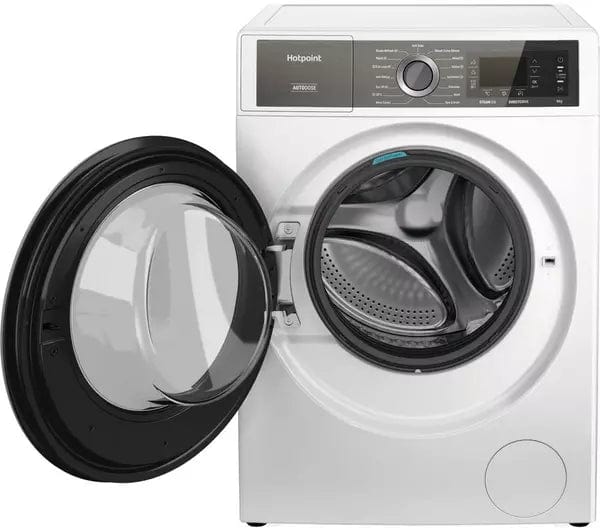 Hotpoint GentlePower H8W946WBUK 9Kg Washing Machine with 1400 rpm - White - A Rated
