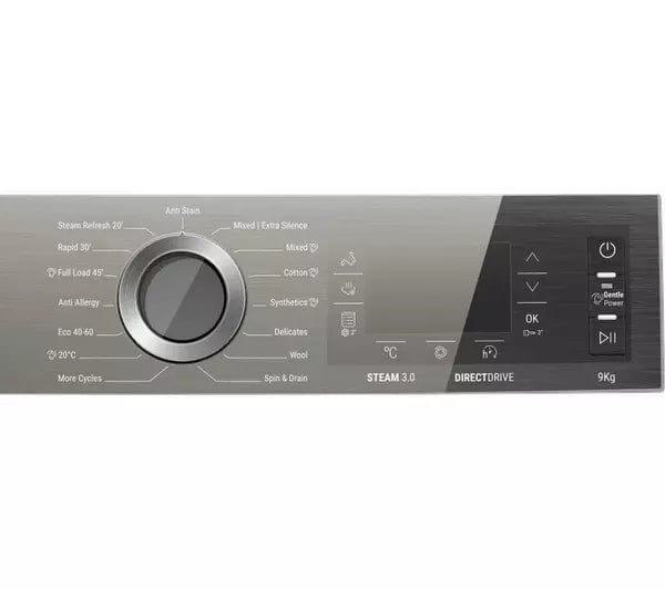 Hotpoint GentlePower H8W946WBUK 9Kg Washing Machine with 1400 rpm - White - A Rated