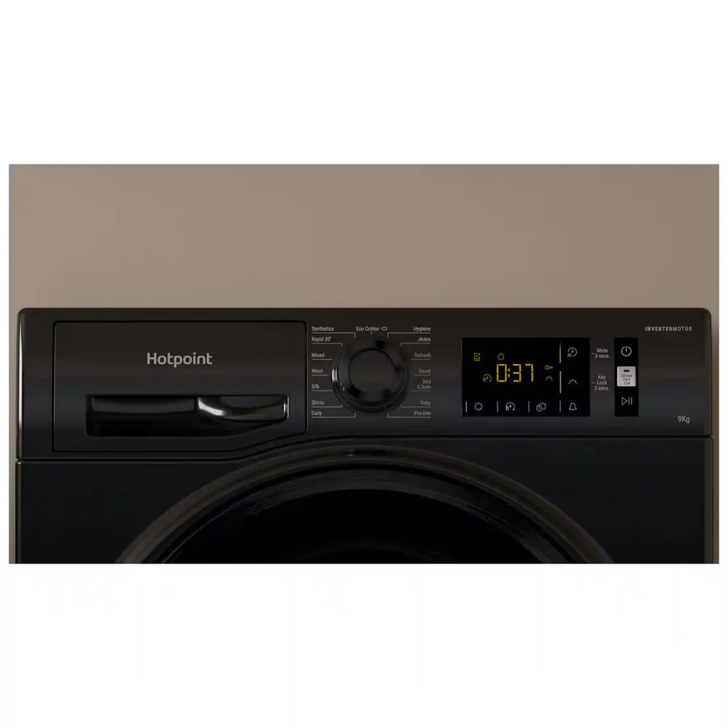 Hotpoint H3D91BUK 9Kg Freestanding Condenser Tumble Dryer - Black