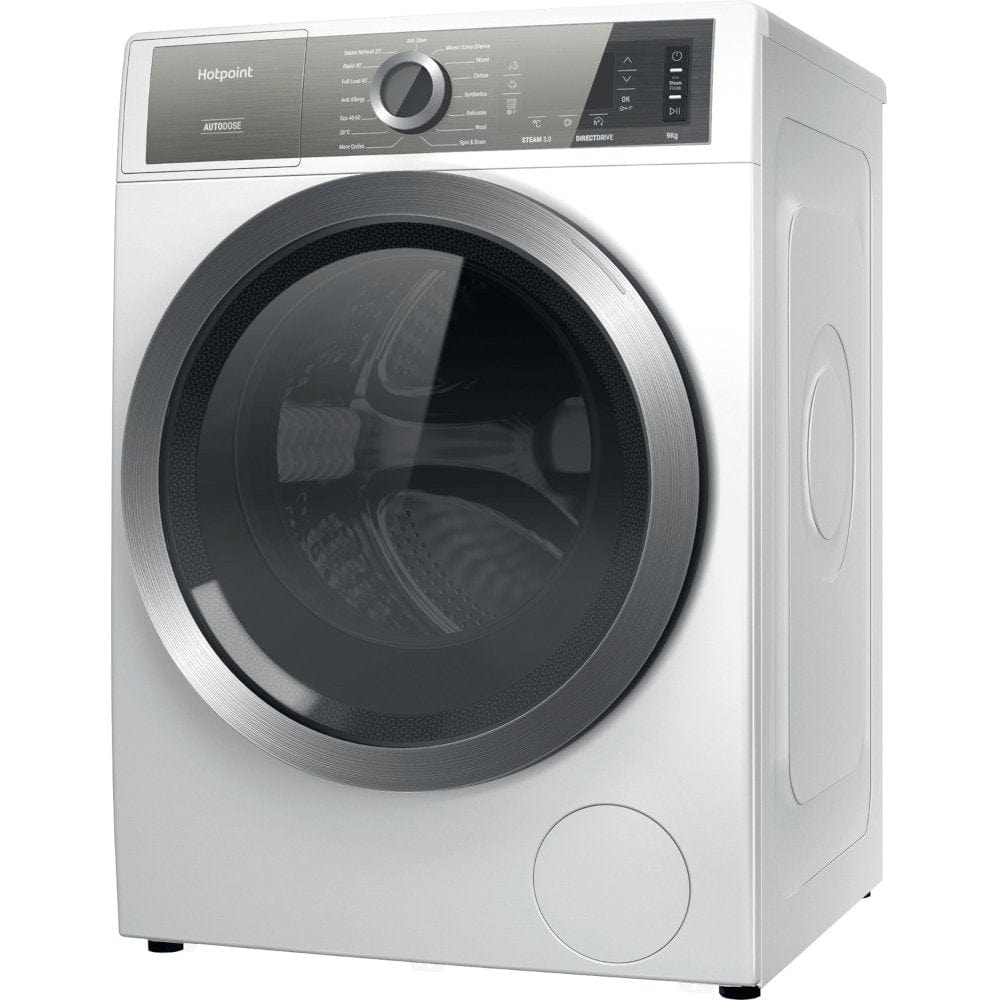 Hotpoint H7W945WBUK 9Kg Freestanding Washing Machine with 1400 rpm, 59.9cm Wide - White