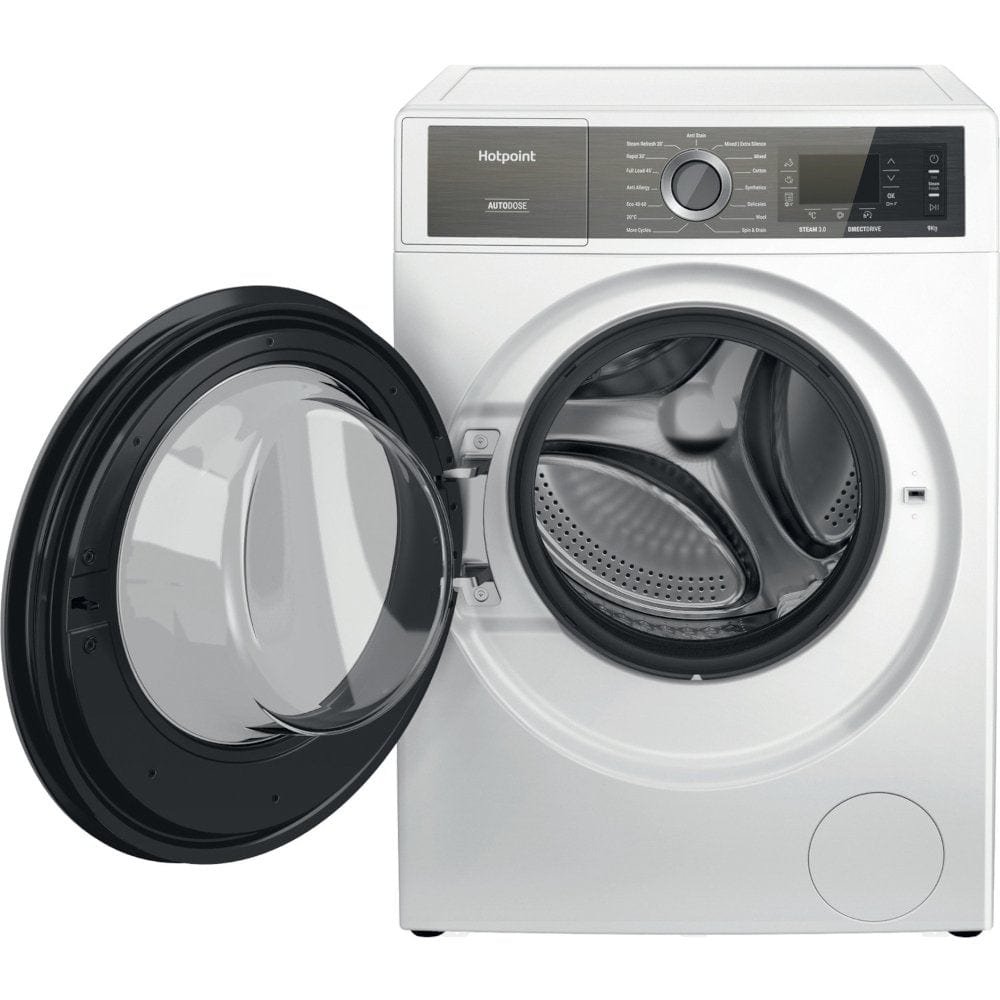Hotpoint H7W945WBUK 9Kg Freestanding Washing Machine with 1400 rpm, 59.9cm Wide - White