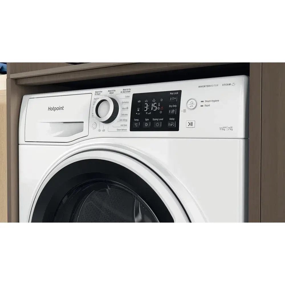 Hotpoint NDB11724WUK 11+7Kg Washer Dryer with 1600 Rpm, 59.5cm Wide - White