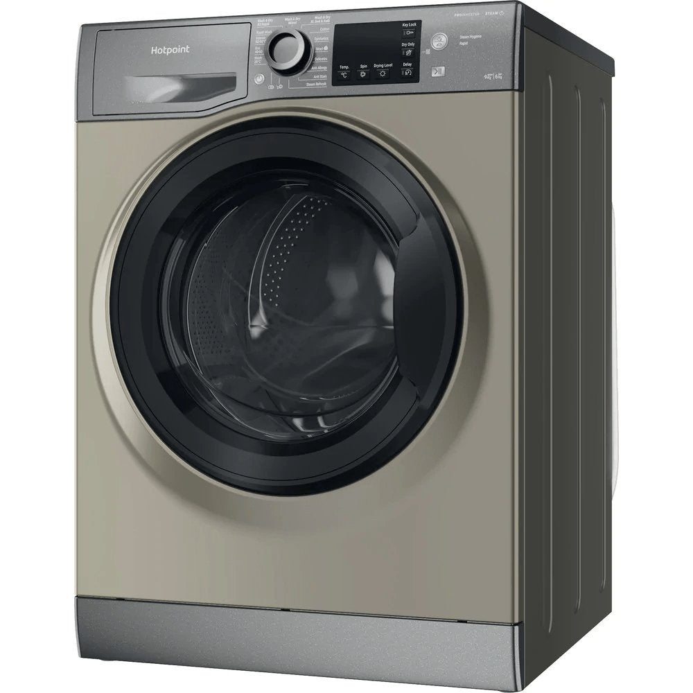 Hotpoint NDB9635GKUK 9+6Kg Washer Dryer, with 1400 rpm, 59.5cm Wide - Graphite