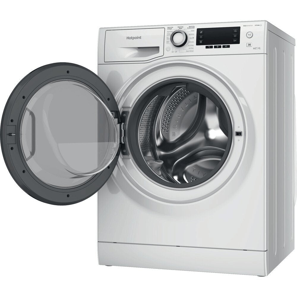 Hotpoint NDD10726DAUK 10+7Kg Washer Dryer With 1400 Rpm, 59.5cm Wide - White