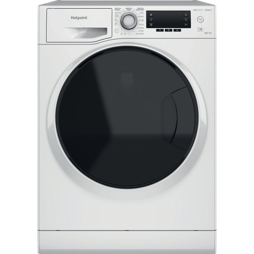 Hotpoint NDD10726DAUK 10+7Kg Washer Dryer With 1400 Rpm, 59.5cm Wide - White