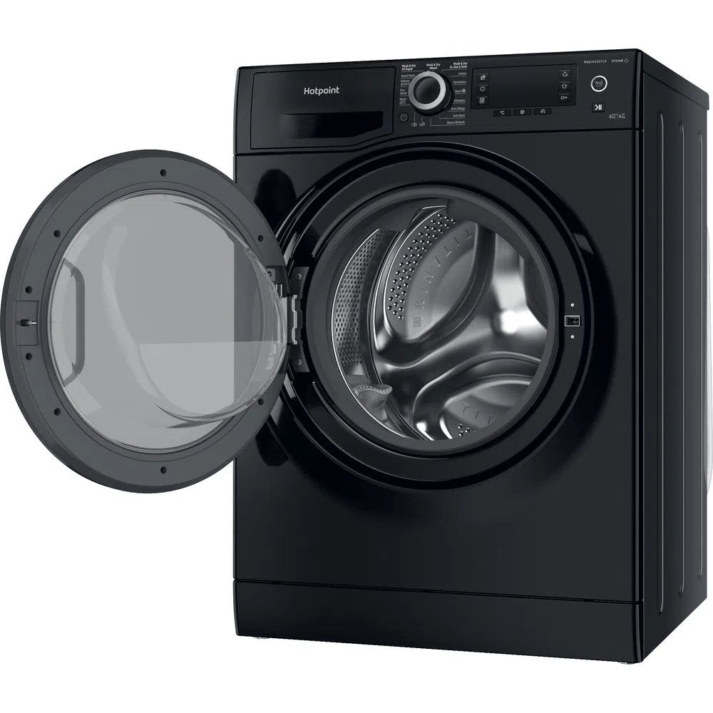 Hotpoint NDD8636BDAUK 8+6Kg Washer Dryer with 1400 rpm, 59.5cm Wide - Black
