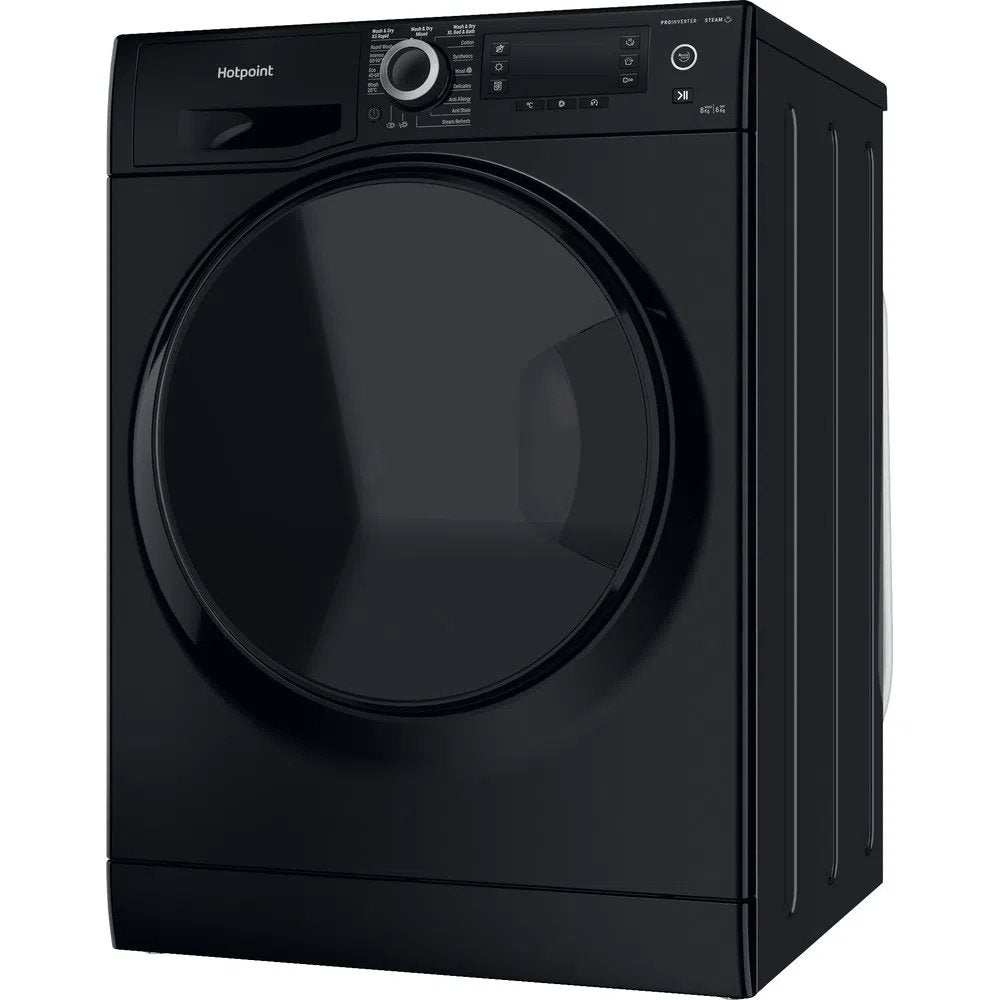 Hotpoint NDD8636BDAUK 8+6Kg Washer Dryer with 1400 rpm, 59.5cm Wide - Black