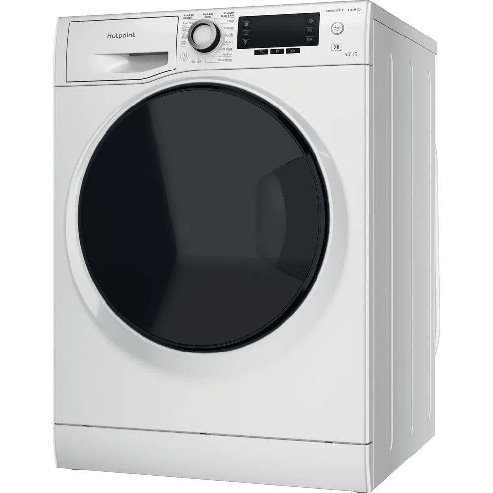 Hotpoint NDD8636DAUK 8kg/6kg Washer Dryer with 1400 rpm, ActiveCare, 59.5cm Wide - White