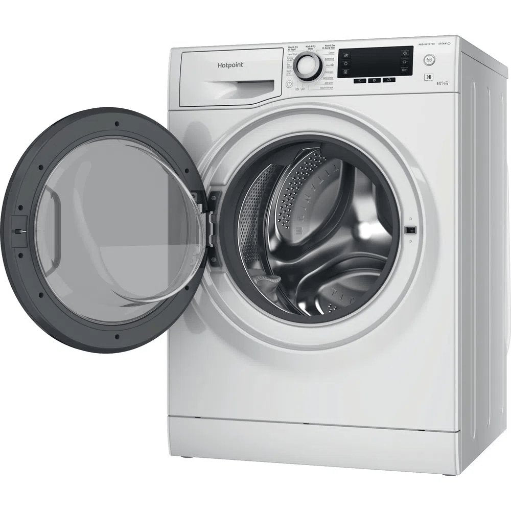 Hotpoint NDD8636DAUK 8kg/6kg Washer Dryer with 1400 rpm, ActiveCare, 59.5cm Wide - White