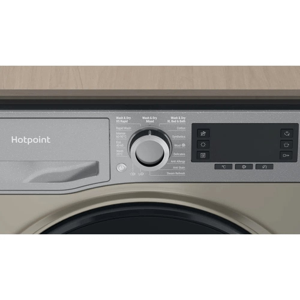 Hotpoint NDD8636GDAUK 8+6Kg Washer Dryer with 1400 rpm, ActiveCare, 59.5cm Wide - Graphite