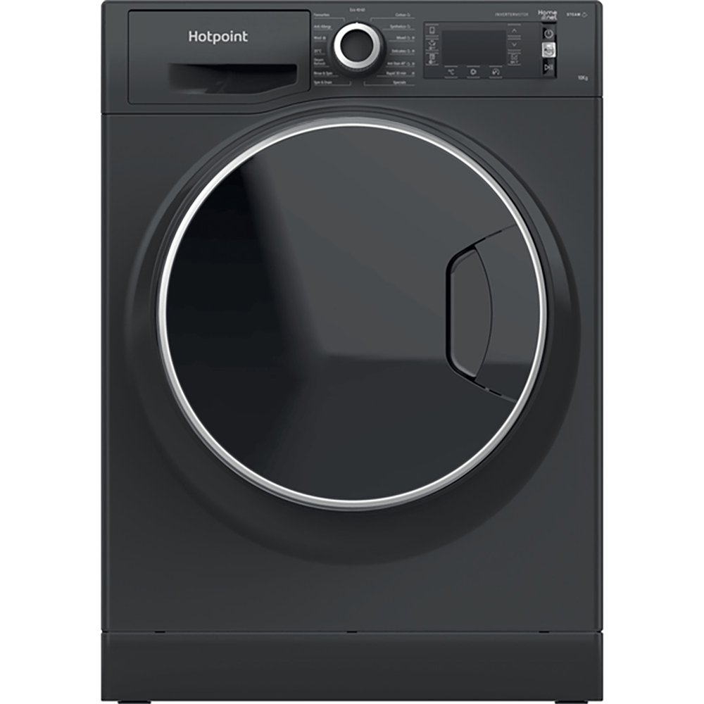 Hotpoint NLLCD1065DGDAWUKN 10kg Washing Machine, 1600 rpm, 59.5cm Wide - Black