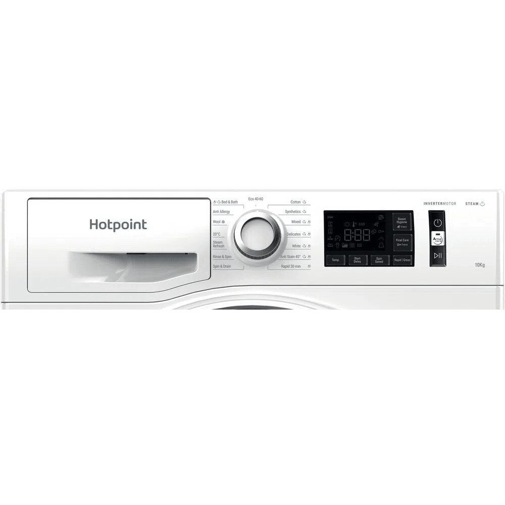 Hotpoint NM111046WCAUKN 9Kg Washing Machine, 59.5cm Wide - White