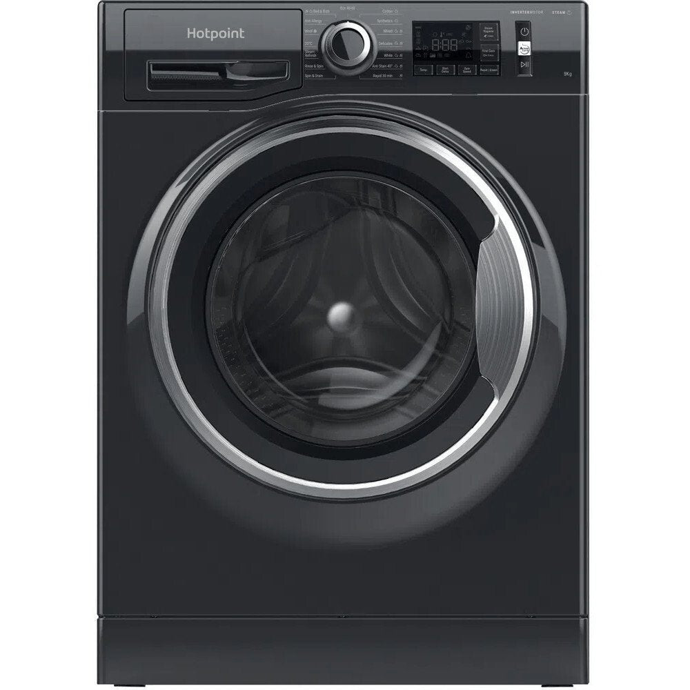 Hotpoint NM11946BCAUKN 9kg Washing Machine with 1400 rpm - Black