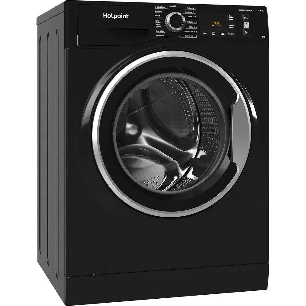 Hotpoint NM11946BCAUKN 9kg Washing Machine with 1400 rpm - Black