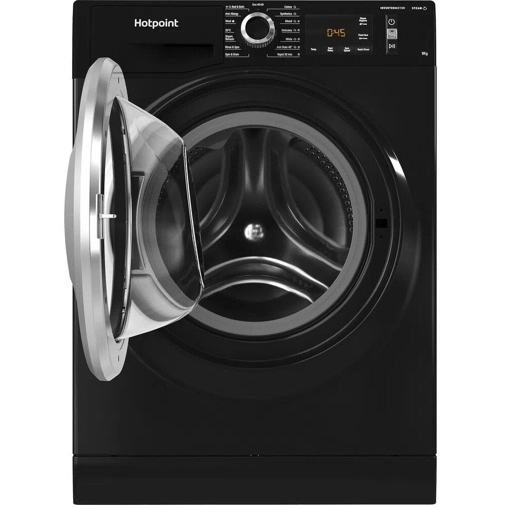 Hotpoint NM11946BCAUKN 9kg Washing Machine with 1400 rpm - Black