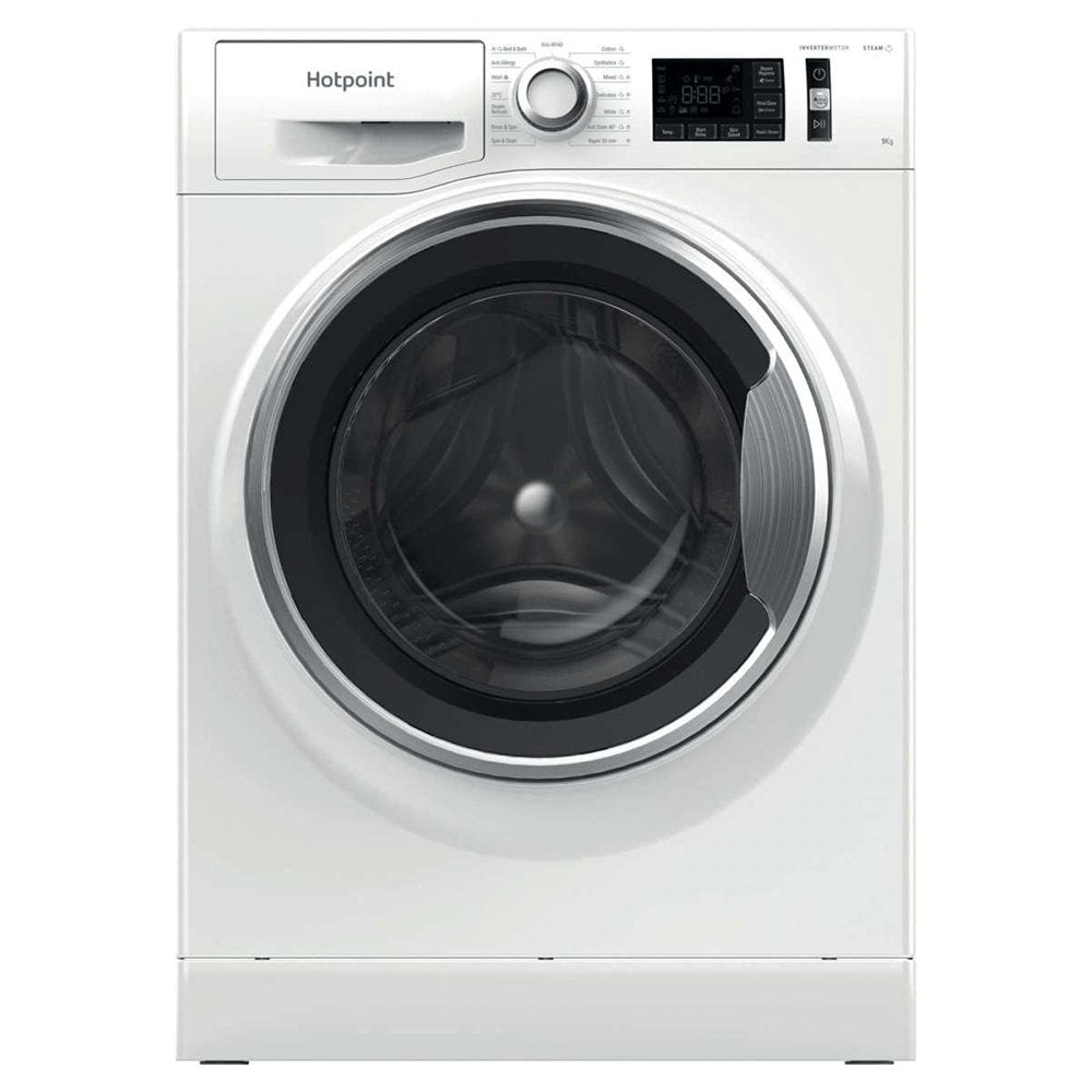 Hotpoint NM11946WCAUKN 9kg Washing Machine, 59.5cm Wide - White