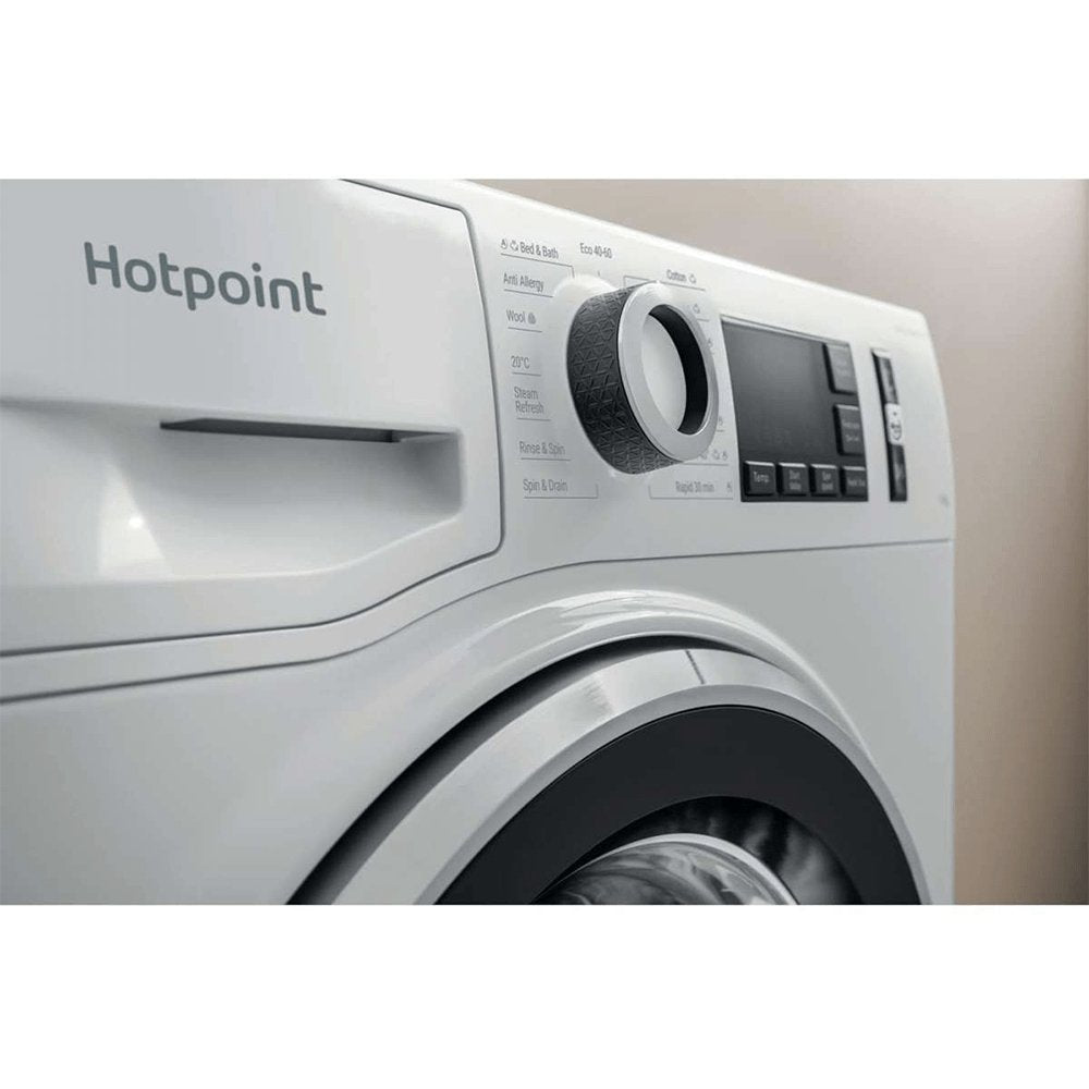 Hotpoint NM11946WCAUKN 9kg Washing Machine, 59.5cm Wide - White