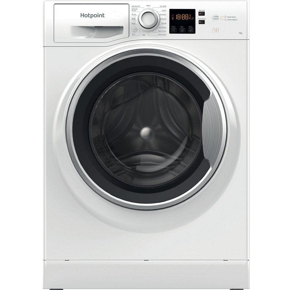 Hotpoint NSWE743UWSUKN 1400 Spin, 7kg Washing Machine - White
