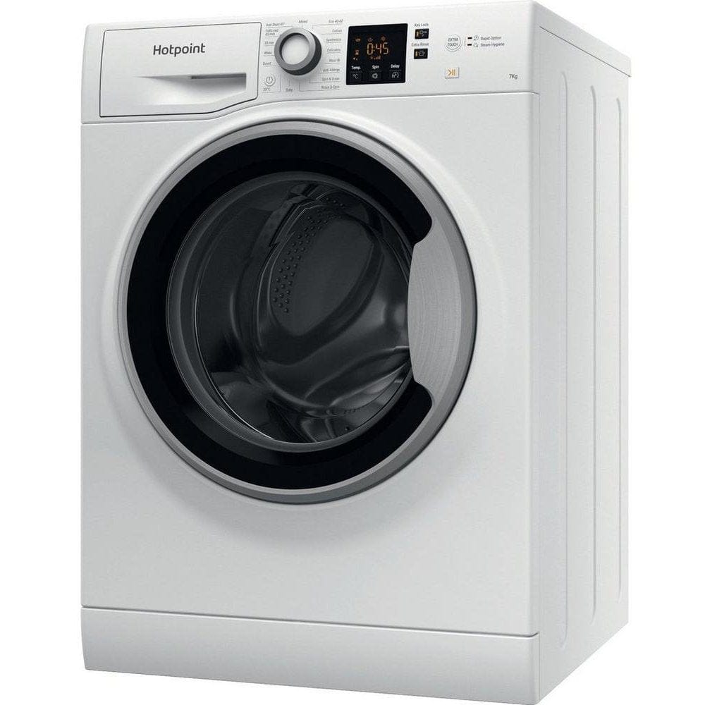 Hotpoint NSWE743UWSUKN 1400 Spin, 7kg Washing Machine - White