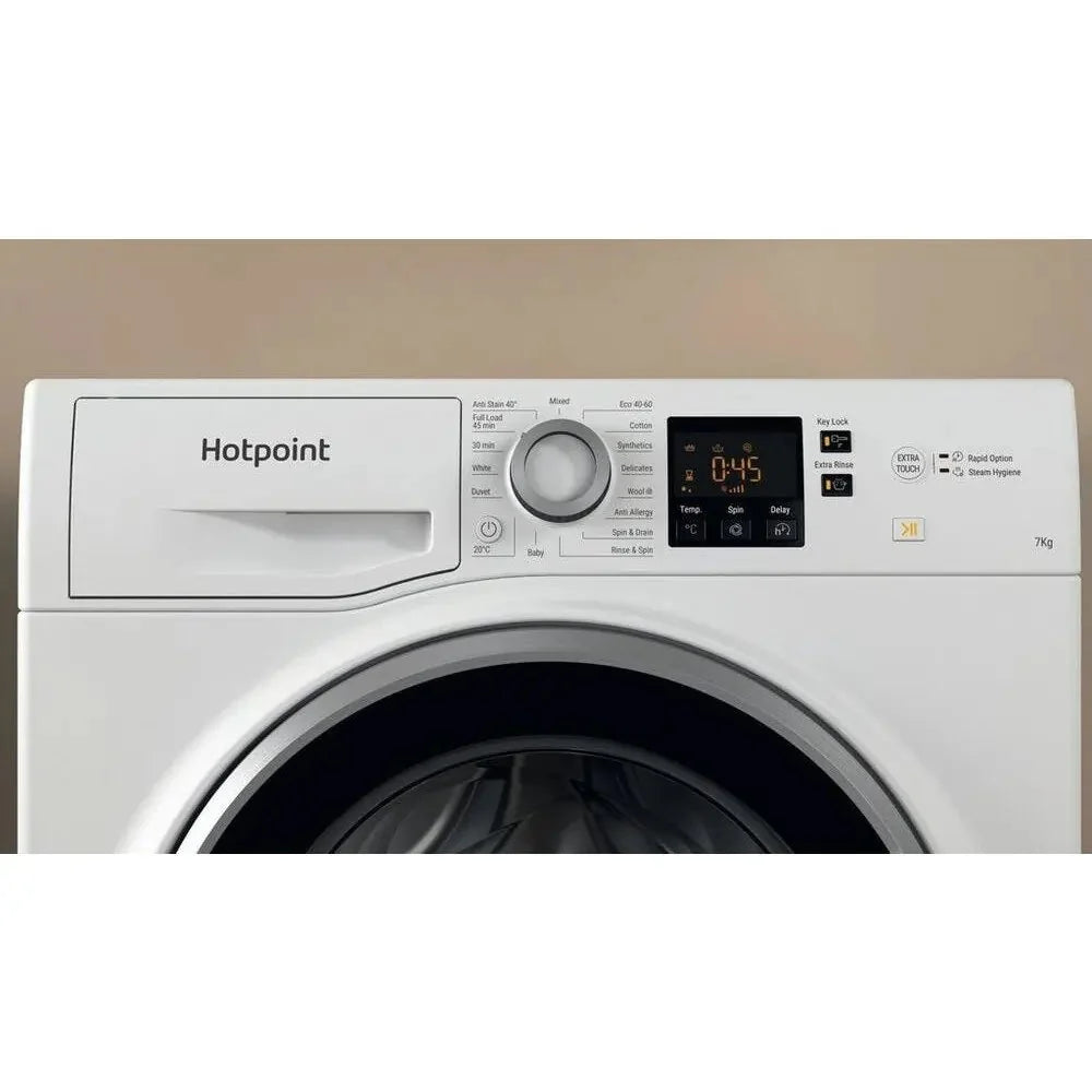 Hotpoint NSWE745CWSUK 7kg 1400 Spin Washing Machine - White