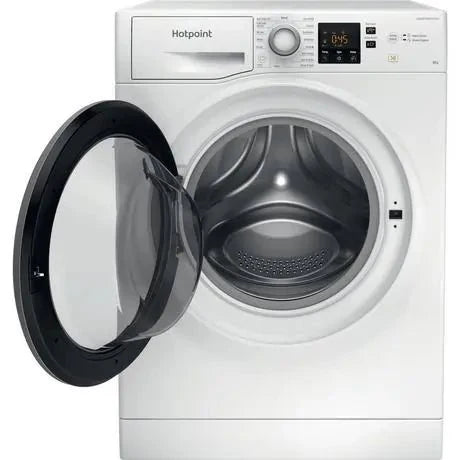 Hotpoint NSWE845CWSUKN 8kg 1400 rpm Freestanding Washing Machine,59.5cm Wide- White
