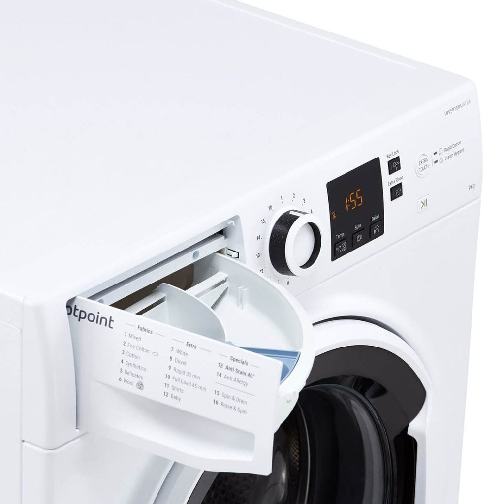 Hotpoint NSWE963CWSUKN 9kg 1600 Spin Washing Machine with Anti Stain - White