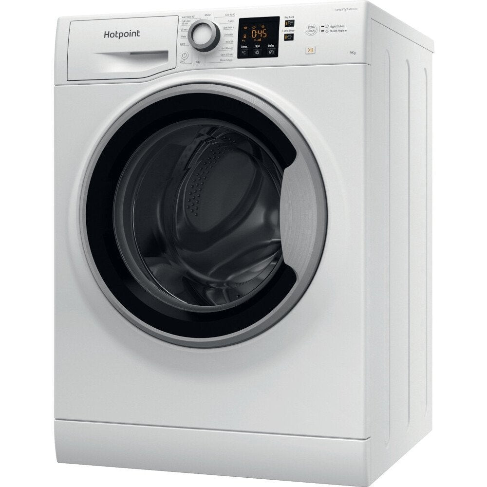 Hotpoint NSWE965CWSUKN 9kg 1600 rpm Washing Machine, 59.5cm Wide - White
