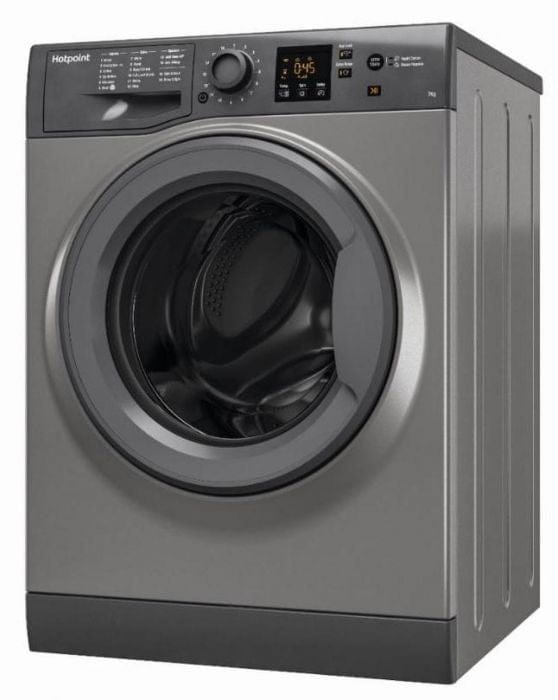 Hotpoint NSWF743UGG 7kg 1400rpm Freestanding Washing Machine - Graphite