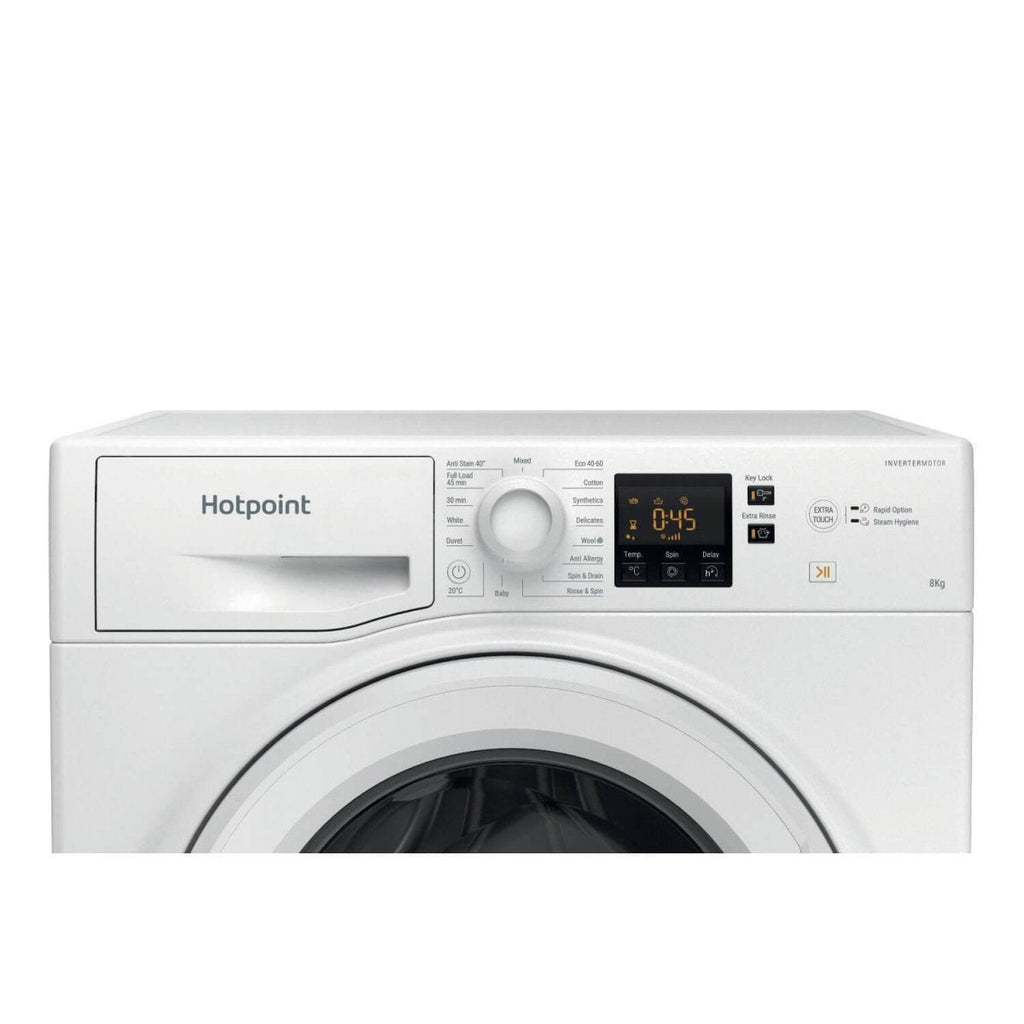 Hotpoint NSWF845CWUKN 8kg 1400rpm Freestanding Washing Machine - White
