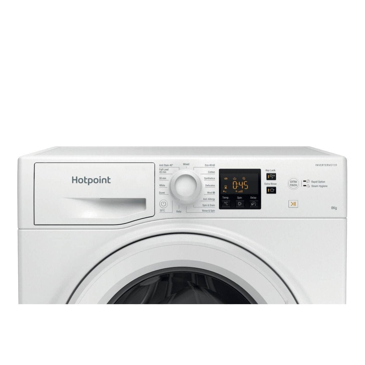 Hotpoint NSWF845CWUKN 8kg 1400rpm Freestanding Washing Machine - White