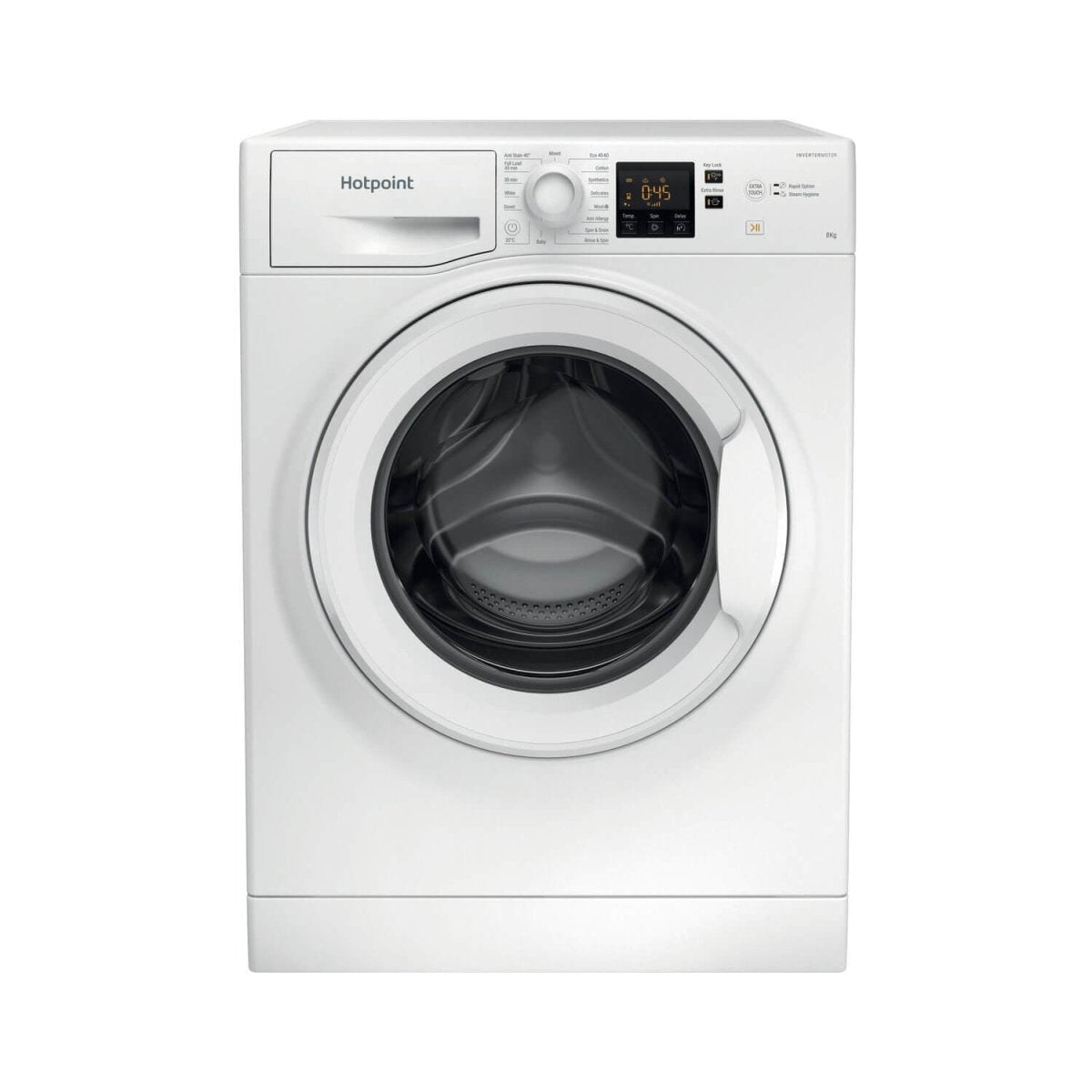 Hotpoint NSWF845CWUKN 8kg 1400rpm Freestanding Washing Machine - White