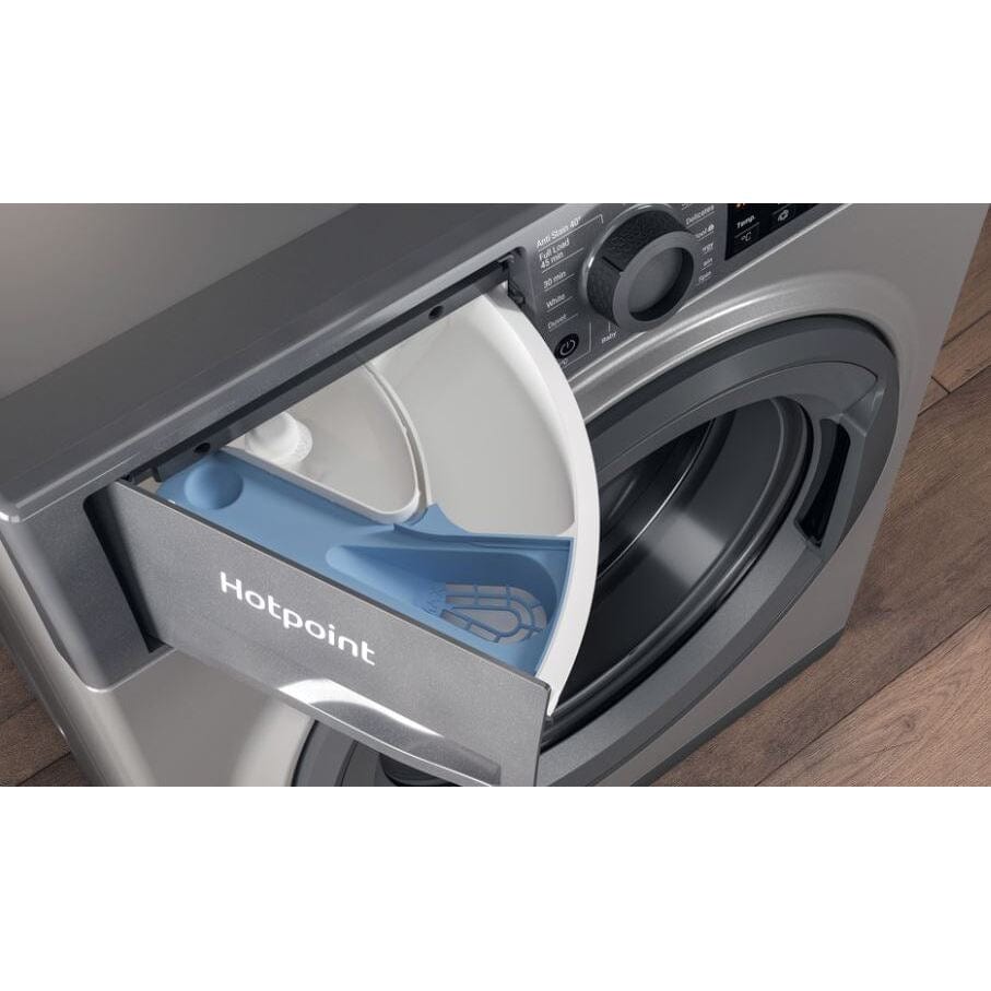 Hotpoint NSWF944CGGUKN Washing Machine 9Kg 1400Spin Graphite