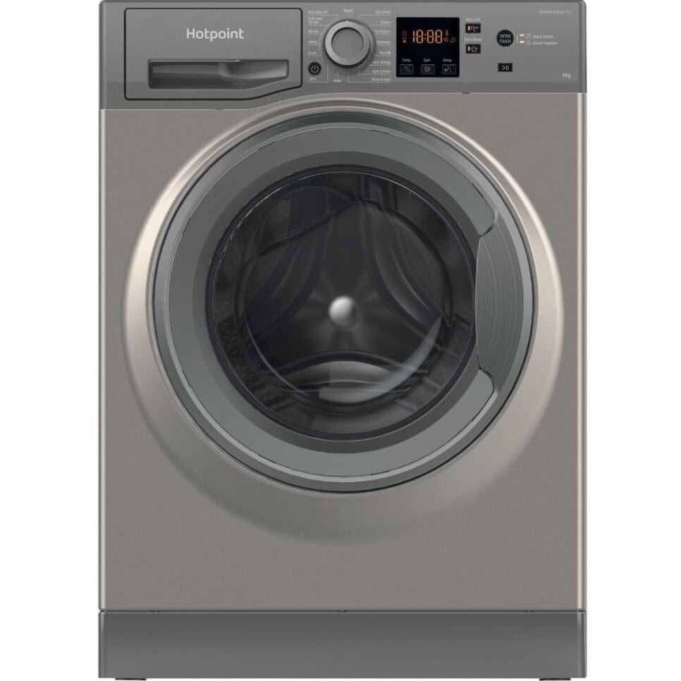 Hotpoint NSWF944CGGUKN Washing Machine 9Kg 1400Spin Graphite