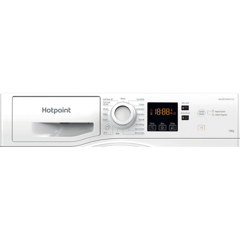 Hotpoint NSWM1044CWUKN 10kg 1400rpm Freestanding Washing Machine - White