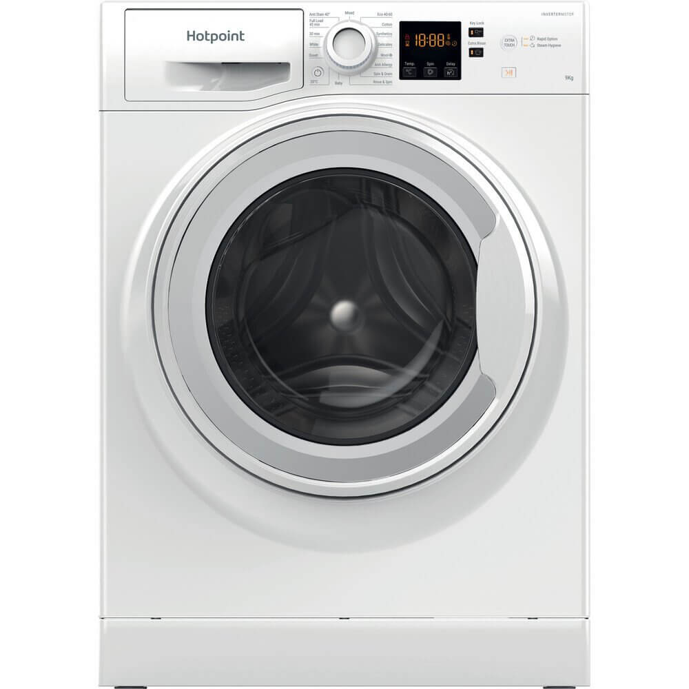 Hotpoint NSWM965CWUKN Freestanding Washing Machine 9kg 1600 Spin White