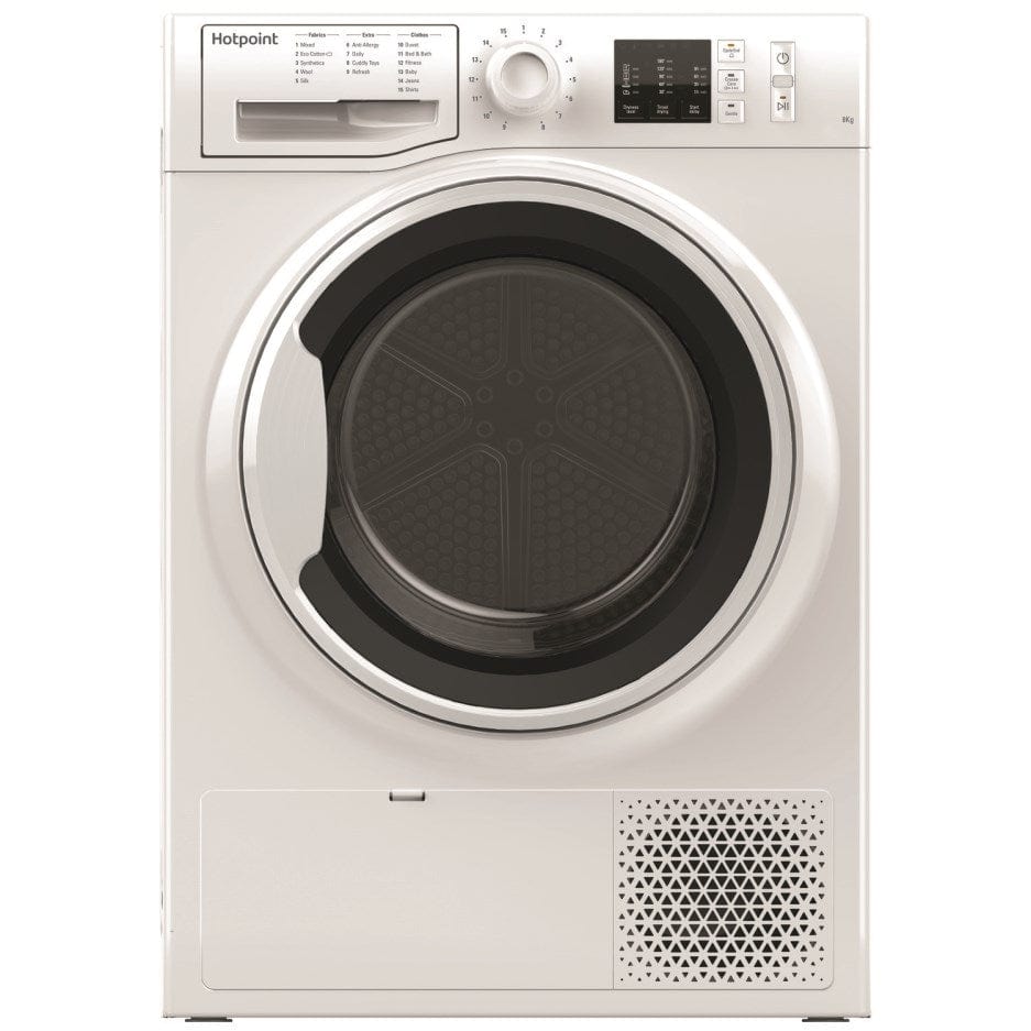 Hotpoint NTM1081WKUK 8Kg Heat Pump Tumble Dryer - White