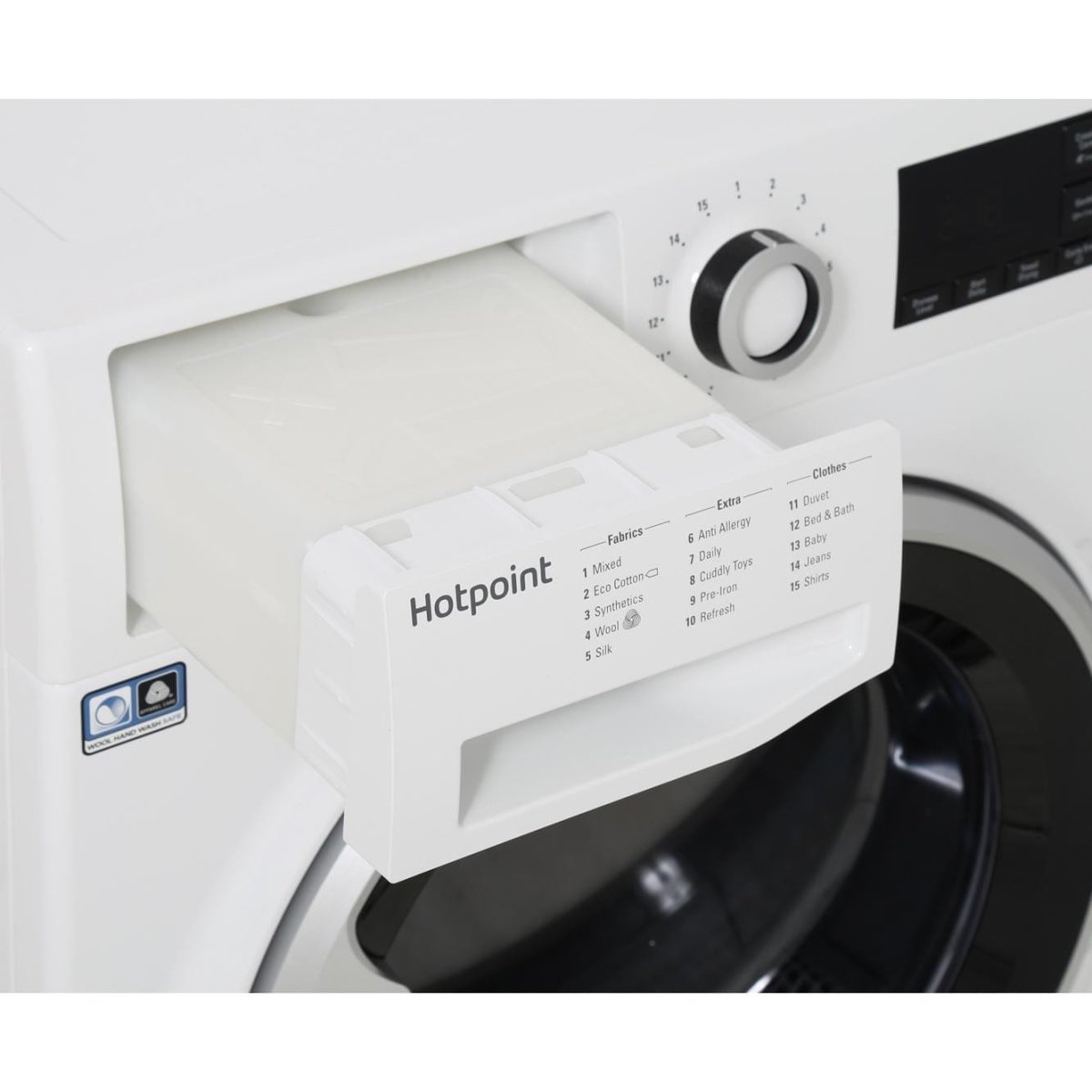 Hotpoint NTM1192SK 9kg Heat Pump Condenser Tumble Dryer A++ Rated - White